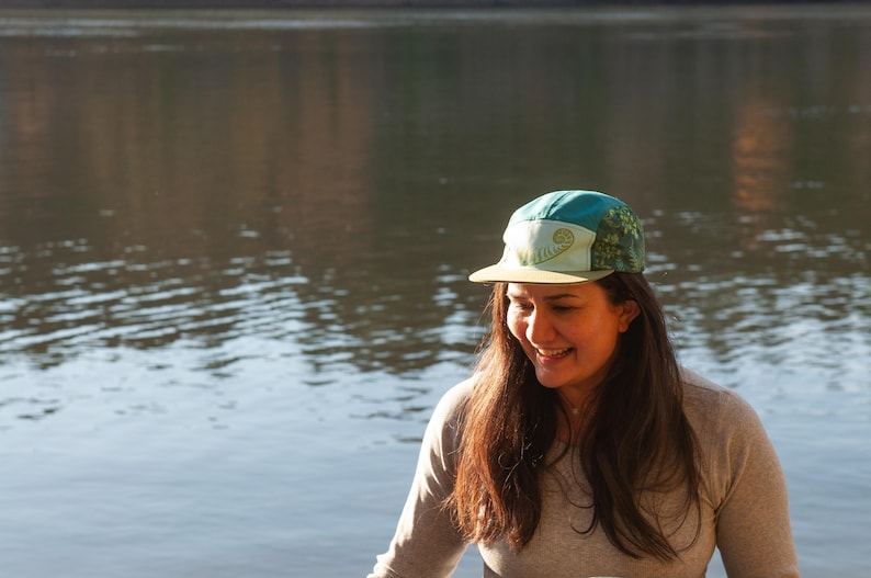 Forest Fern 5 Panel Hat, Outdoor Hiking, Trail Running