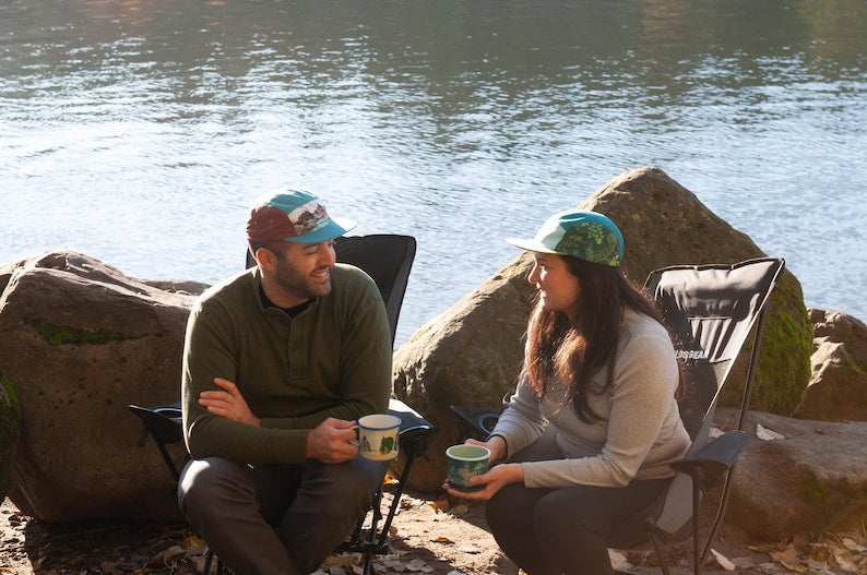 Forest Fern 5 Panel Hat, Outdoor Hiking, Trail Running