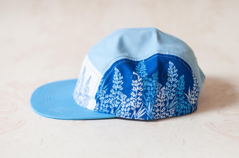 Lupine Wildflower 5 Panel Hat, Trail Hat