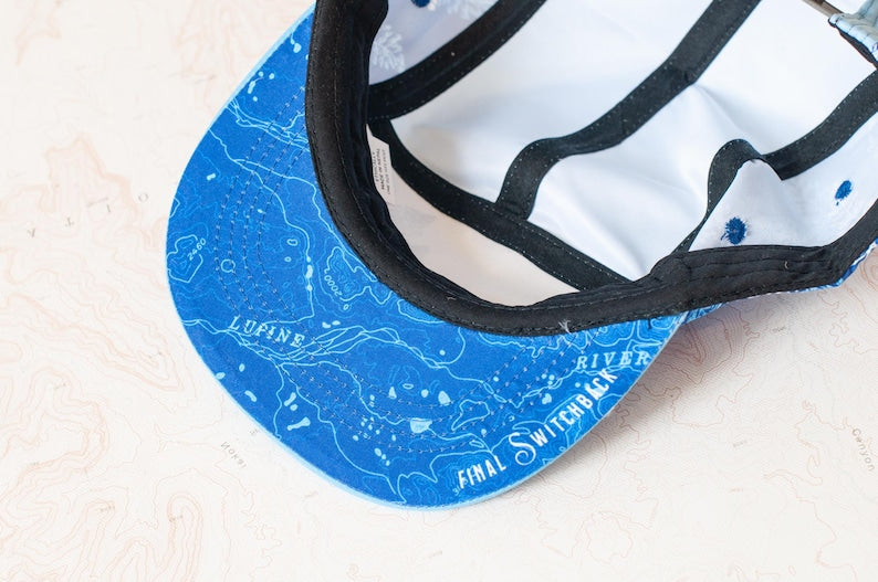 Lupine Wildflower 5 Panel Hat, Trail Hat